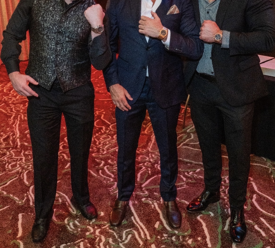 Dressed up event group shot